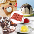 6-cavity round chocolate silicone amag.